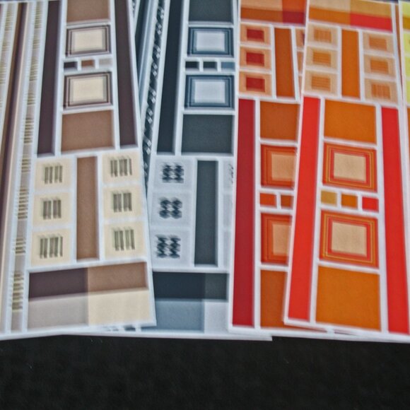 Jumbo Great Length Stickers, 2 pkg Gr Length Neutrals- Black & Brown 1 pkg Gr Le - Picture 1 of 3